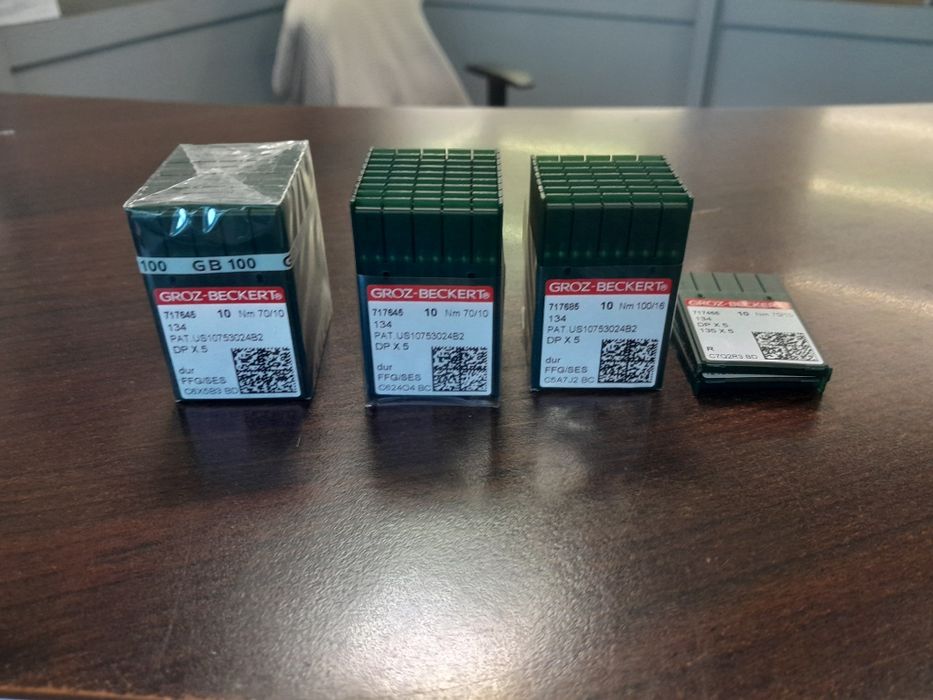 Igły do szycia 135*5 Groz Beckert zestaw