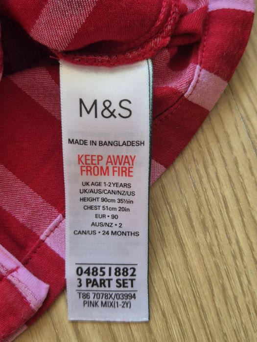 Піжама дитяча M&S