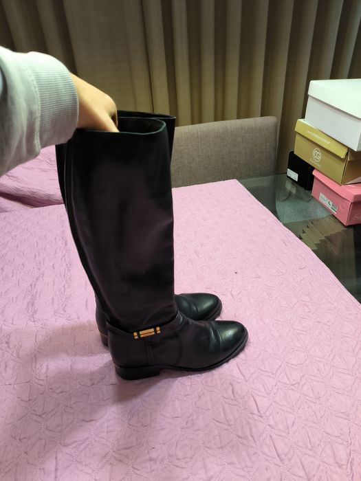 Botas em pele Pretas