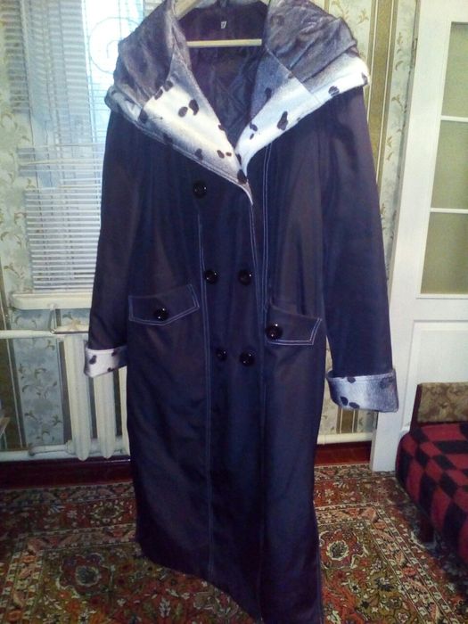 Пальто с капюшоном женское