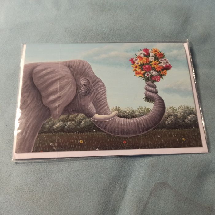 Nastja Holtfreter kartka okolicznościowa z kopertą