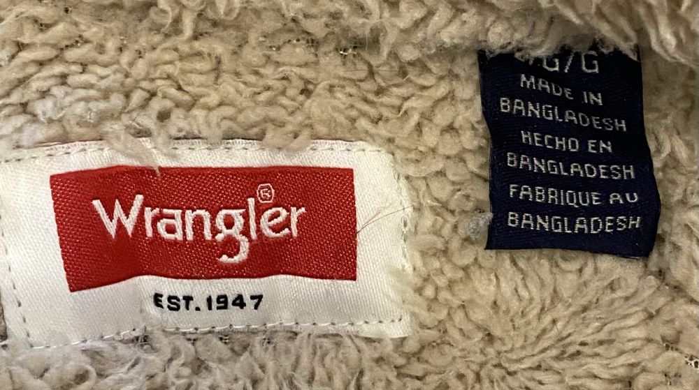 Джинсова куртка Wrangler на підкладці - Stonewash L (GJSL1ST)