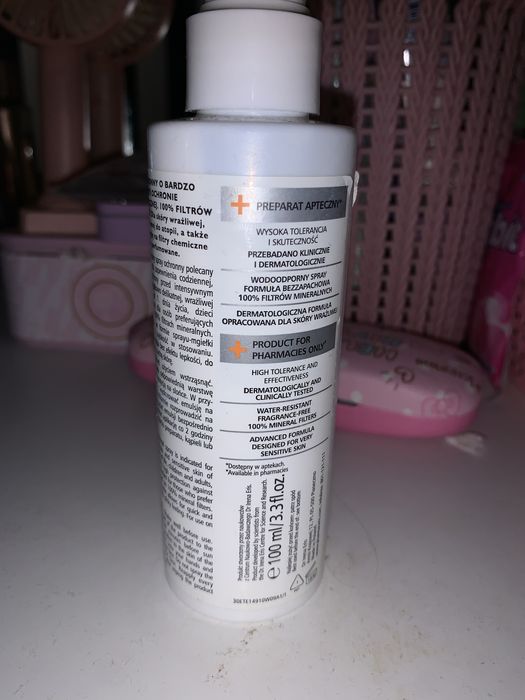 spf 50 UVA UVB ochronny uzywany pharmaceris