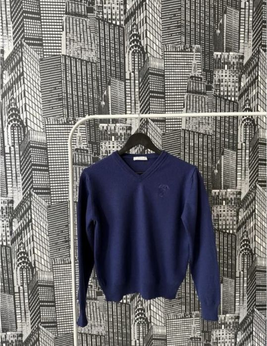 Джемпер з натуральної вовни Versace оригінальна вовняна кофта Versace