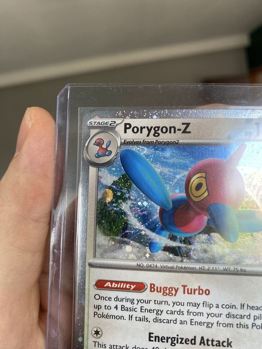 Karta Cosmic Holo Pokémon TCG - Porygon-Z 144/182 PAR Swirl