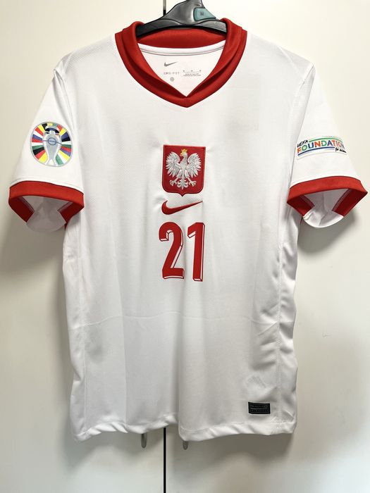 Koszulka Piłkarska Nikola Zalewski 21 – Reprezentacja Polski Euro 2024