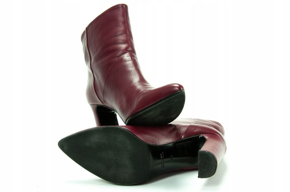 Buty Alberto Zago Botki na obcasie r.38 Używany