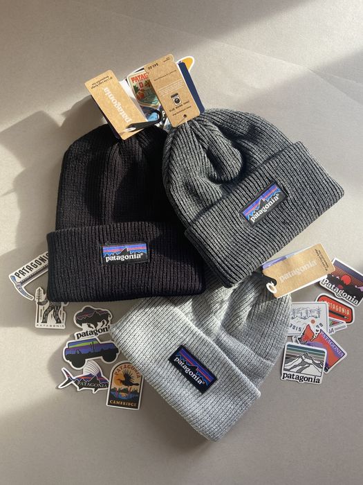 Шапка Patagonia патагогія біні бини hat в подарунок стікери брелок