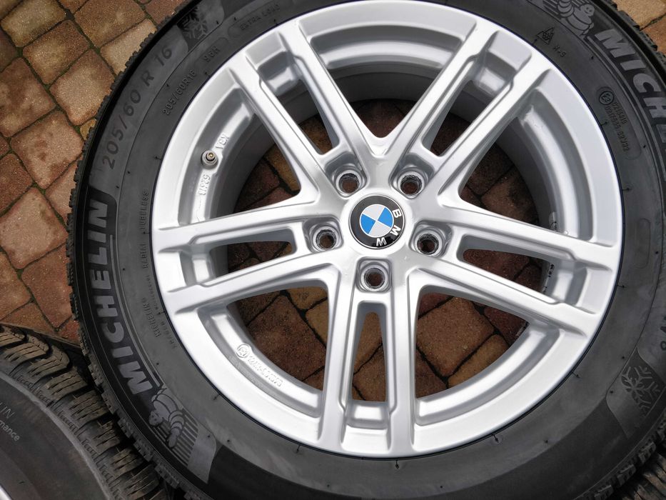 3420. Koła zimowe BMW 3 G20 5x112 ET22 205/60/16 Michelin 8.5mm 2023r