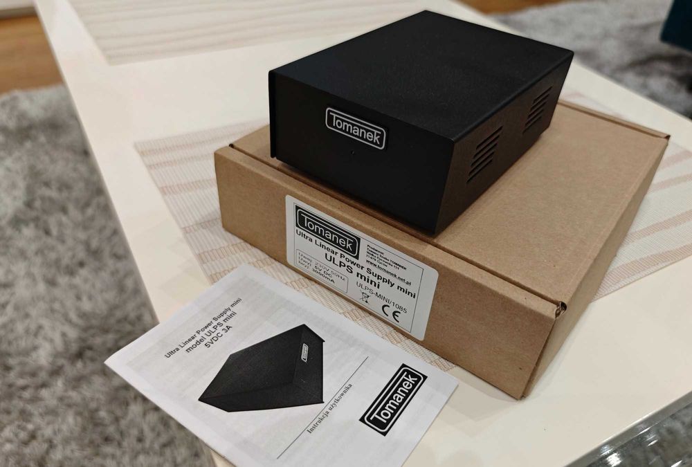 Tomanek zasilacz liniowy przetworników audio DAC Malinka  5V 3A GWAR