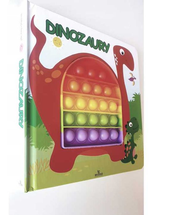 Dinozaury Książka sensoryczna dla dzieci