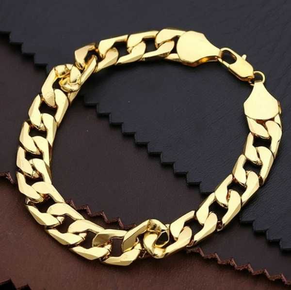 Pulseira banho de Cubano tamanho 1,2MM