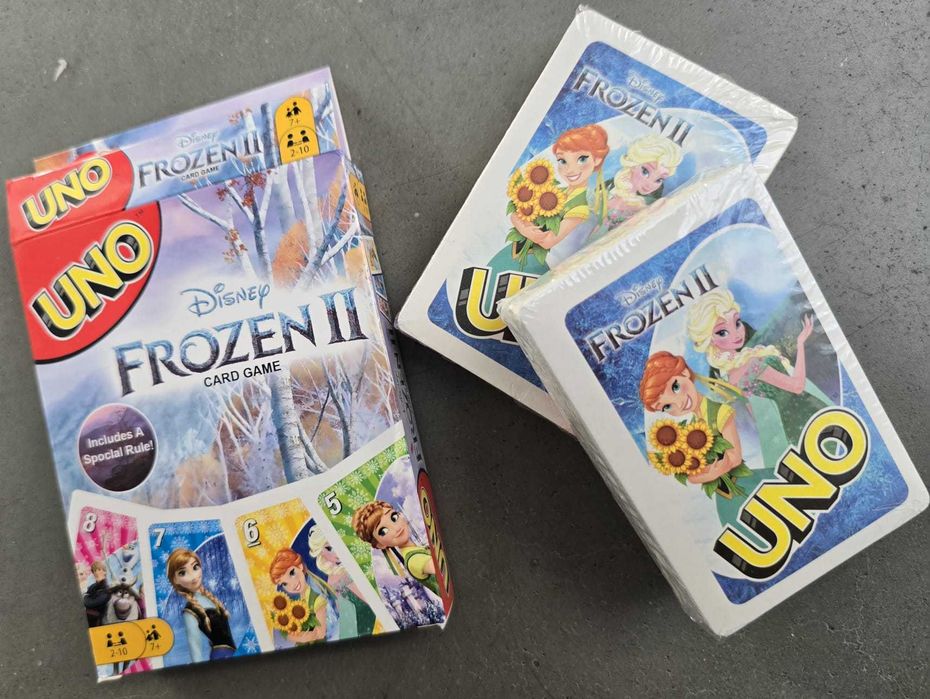 Super gra karciana karty Uno Frozen Kraina Lodu nowe