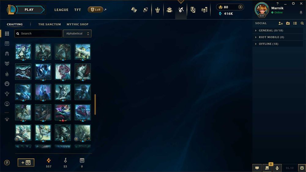Аккаунт League of Legends (EUWEST)