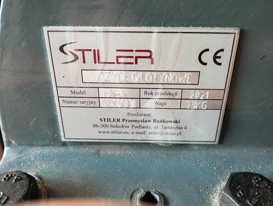 Nożyce Gilotynowe firmy STILER