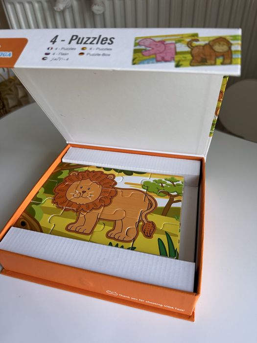 Набор деревянных пазлов VIGA TOYS Джунгли