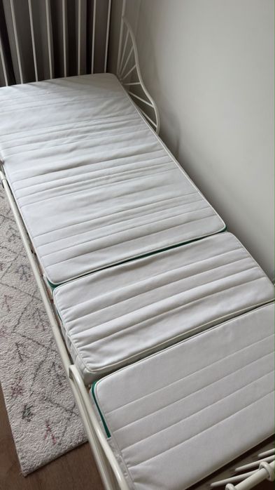 Ikea MINNEN łóżko dla dziecka materac białe