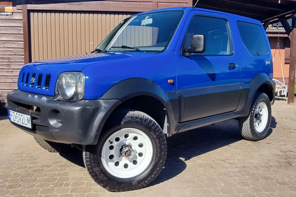 Suzuki Jimny stan idealny, ubezp. do 05.2027, bezwypadkowy, nowe opony i napędy