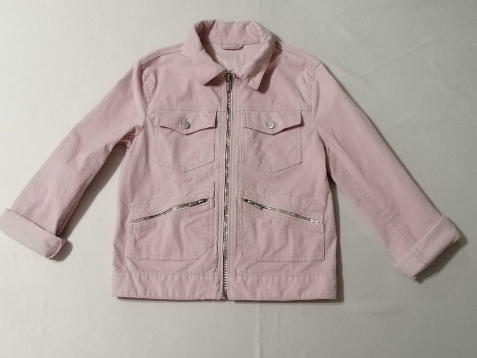 Рожева вельветова куртка, піджак  XS, S