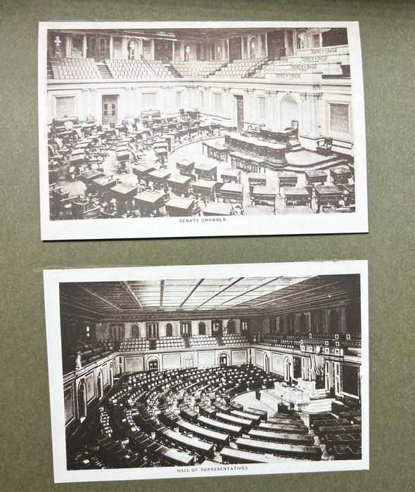 RARA 1.ª edição de álbum centenário de lembranças de Washington. 1904.