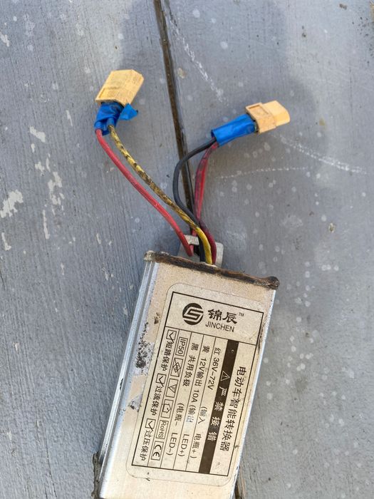 Инвертор преобразователь 72 вольт в 12 вольт 10 ампер понижающий