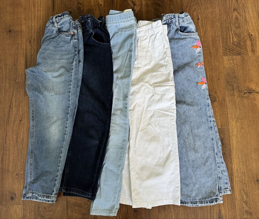 Штани для дівчинки 5 пар розмір 128-136