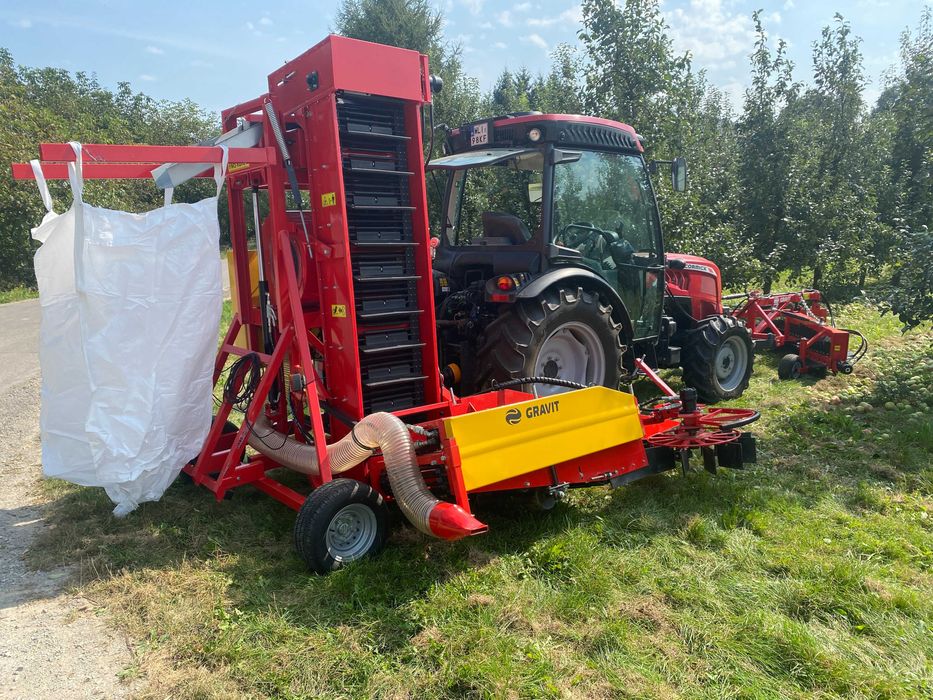 Kombajn do zbierania JABŁEK przemysłowych, sadowniczy NOWY 2025r! sadu