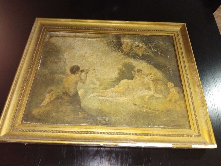 Pintura Tela Emoldurada