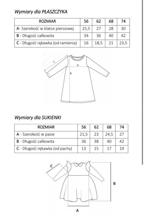 Zestaw / Komplet do chrztu dla dziewczynki 62