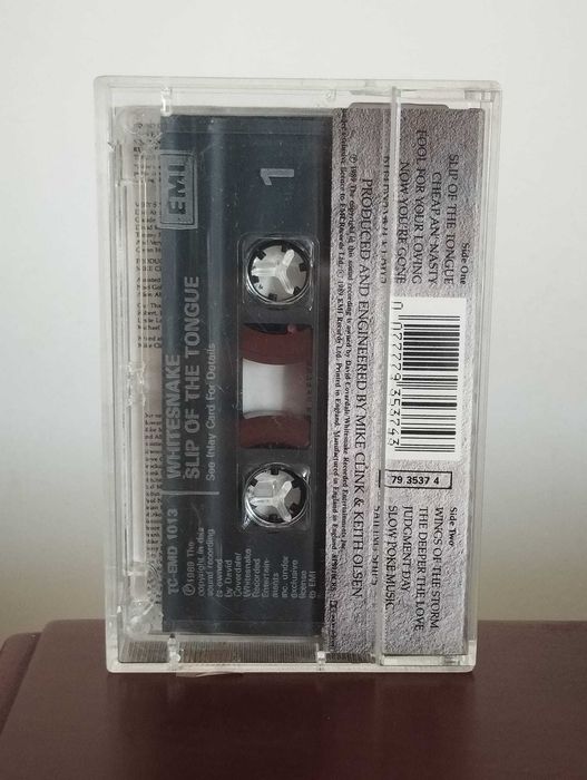 Whitesnake "Slip Of The Tongue" Cassete Audio