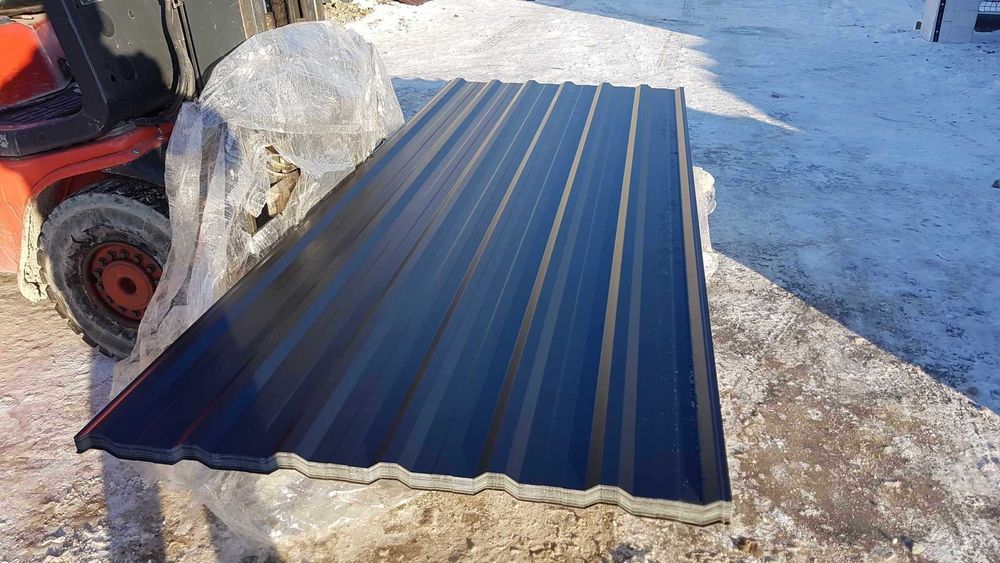 GR0,60 Blacha Trapezowa GRAFIT na Garaż, Blaszak -II Gatunek od reki!