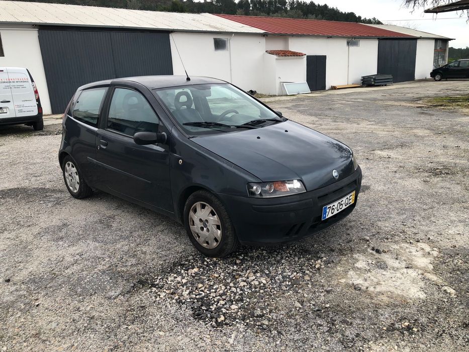 Fiat punto diesel cinza escuro