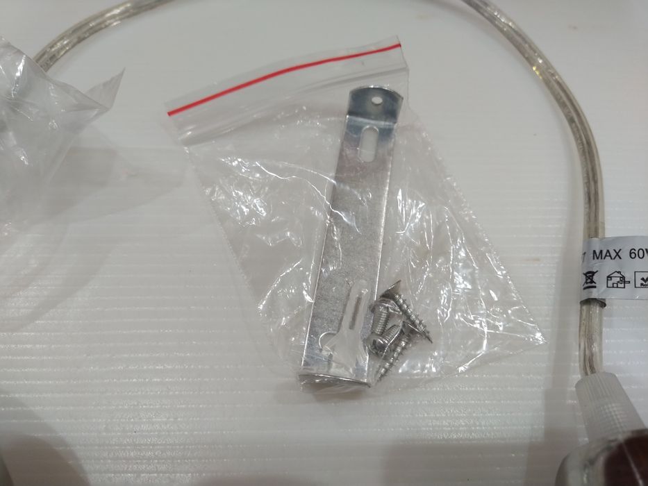 Cabo suspensão de candeeiro casquilho E 27 casa quarto apartamento.