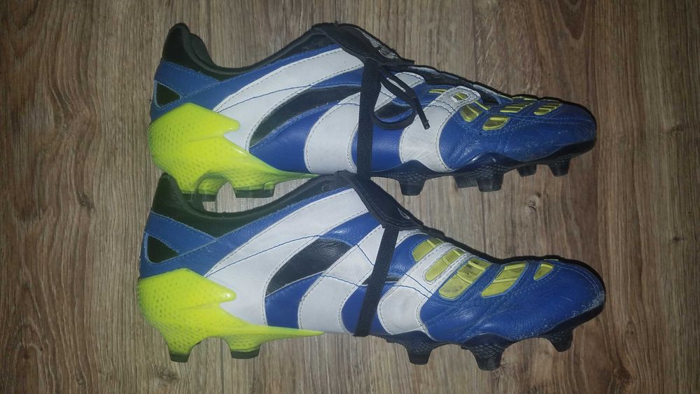 Buty ADIDAS PREDATOR Accelerator FG FR43 27.5cm kultowe lanki korki professionalne Skóra* kangurza