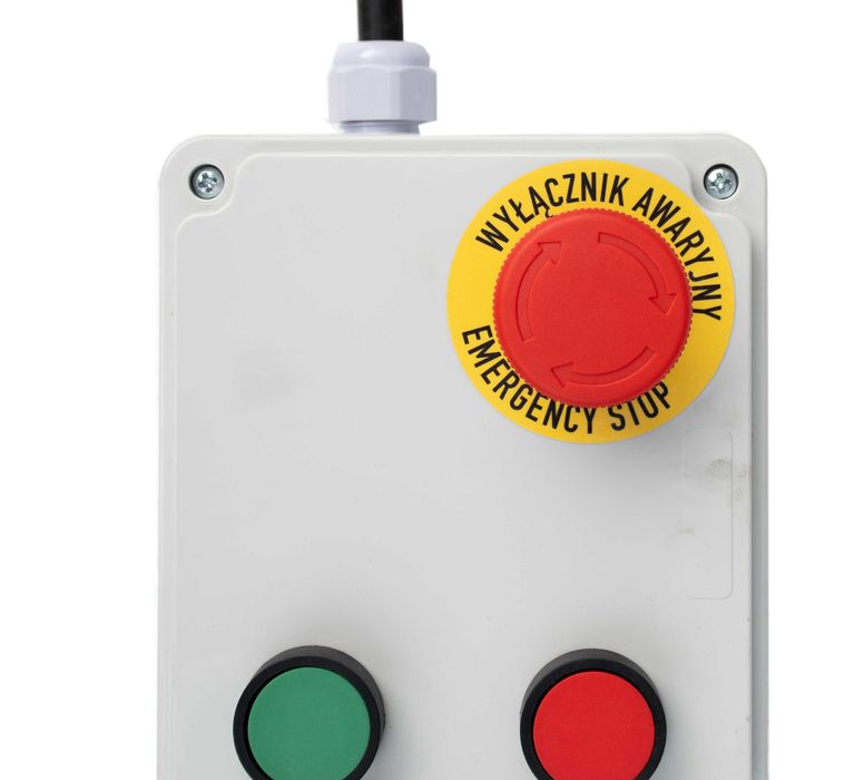 WYŁĄCZNIK WŁĄCZNIK DO SILNIKA silnikowy z grzybkiem wtyczką kablem 18A