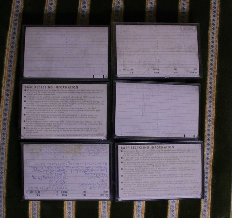 6 x Kaseta Basf Chrome Super II Heavy Duty