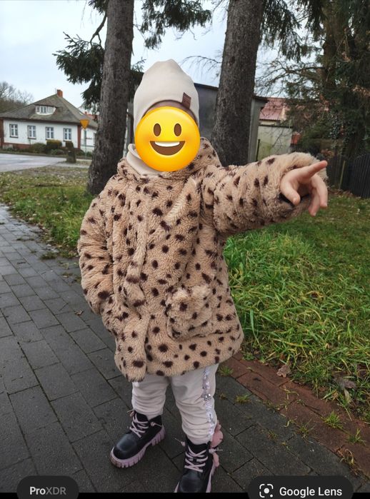 Extra futerko kurtka panterka zara