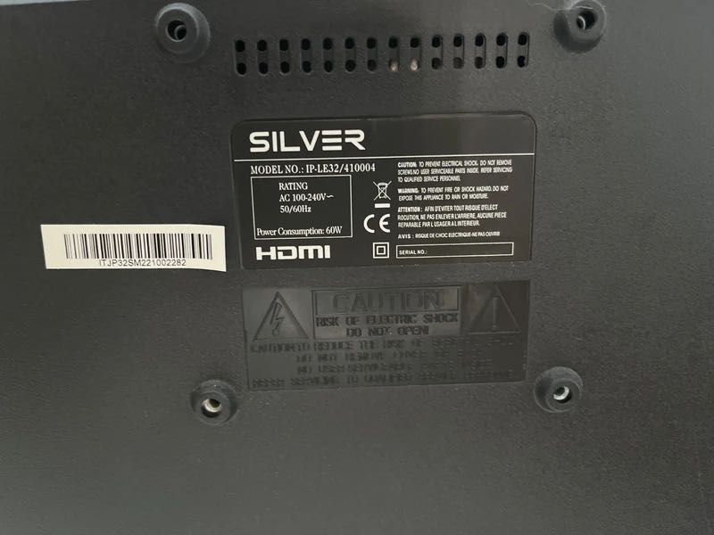 Televisão Silver LED 32" - HD com HDMI e USB