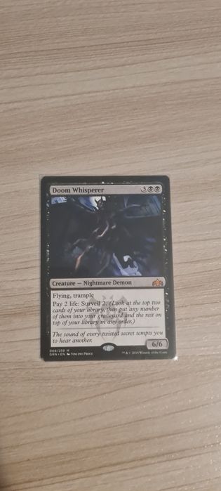 Trzy karty do gry w magic the gathering