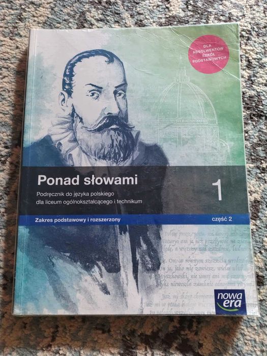 Ponad słowami 1 Podręcznik część 2 zakres rozszerzony - Nowa Era 2019