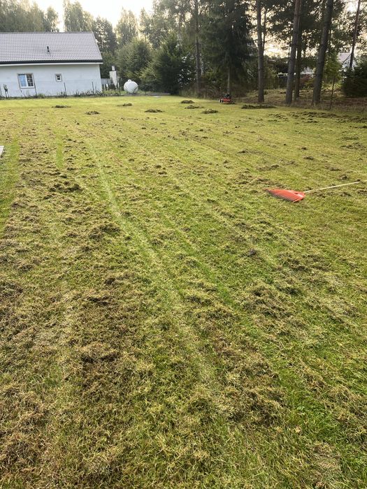 Usługi glebogryzarka separacyjna, kosiarka bijakowa, wertykulacja