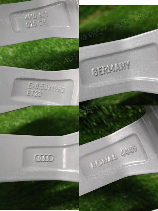 НОВІ‼️•R19•5x112 •AUDI Q7•Q8•Q5•  E-Tron•VW Tiguan• Диски ОРИГІНАЛЬНІ