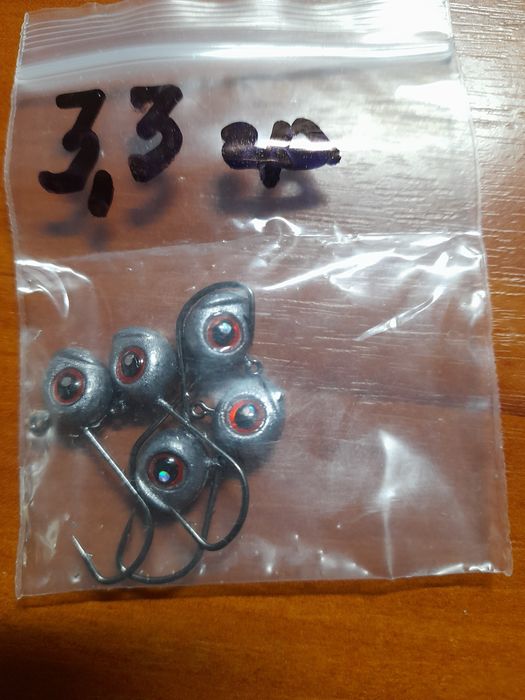 Рыбацкие джиг головки 3,3гр.