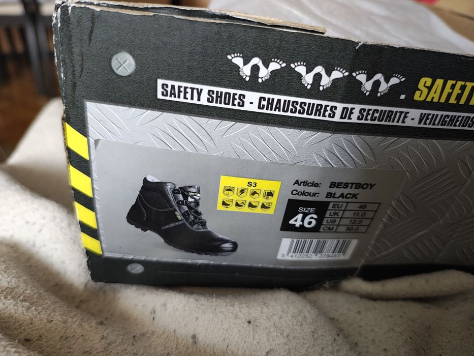 Buty robocze SAFETY JOGGER  czarne  rozm. 46