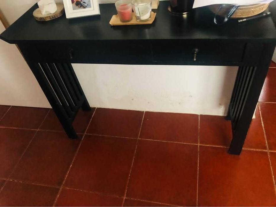 Aparador estilo oriental preto