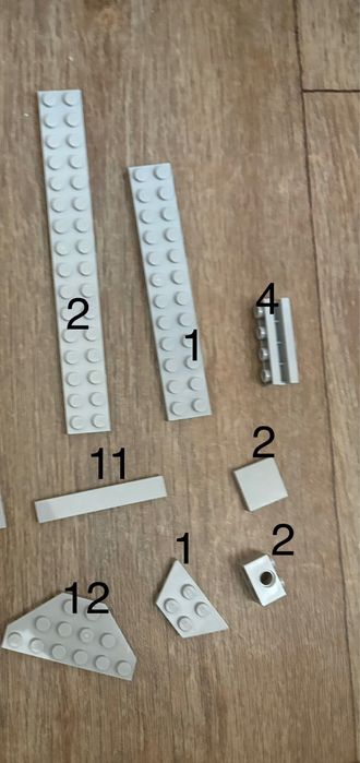 Деталі lego оригінал по кольорах та формах