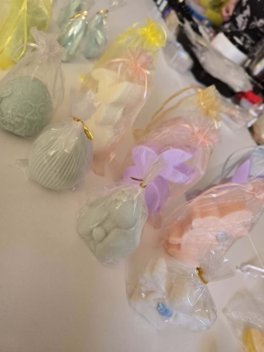 Świeczki i mydełka