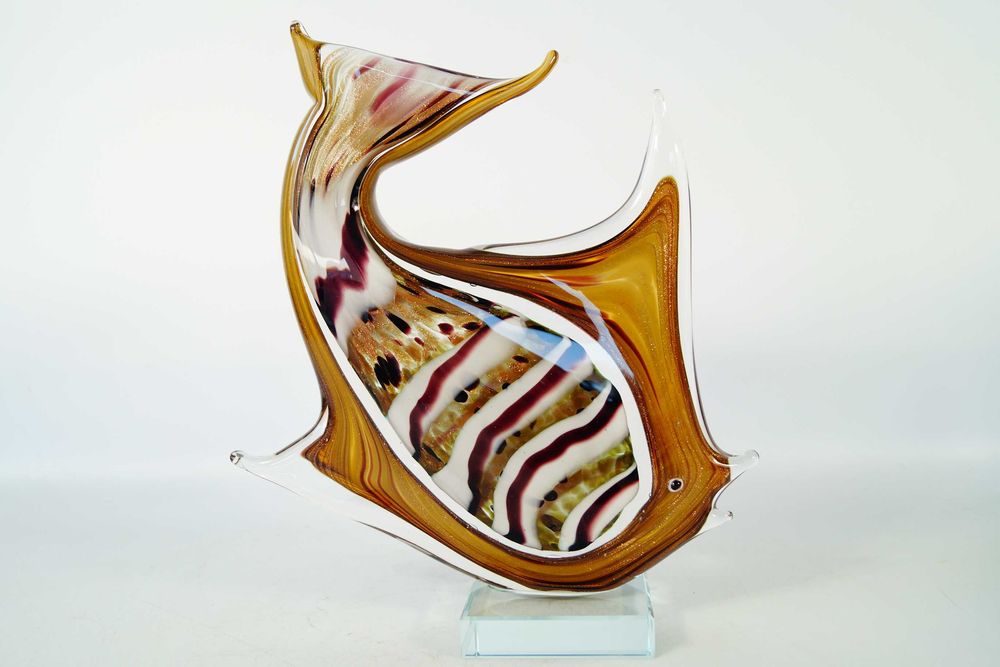 MURANO style RYBA SKALAR piękna figura