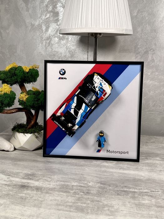 2 Рамки для Lego speed champions BMW M4 GT3 і BMW M Hybrid V8 76922