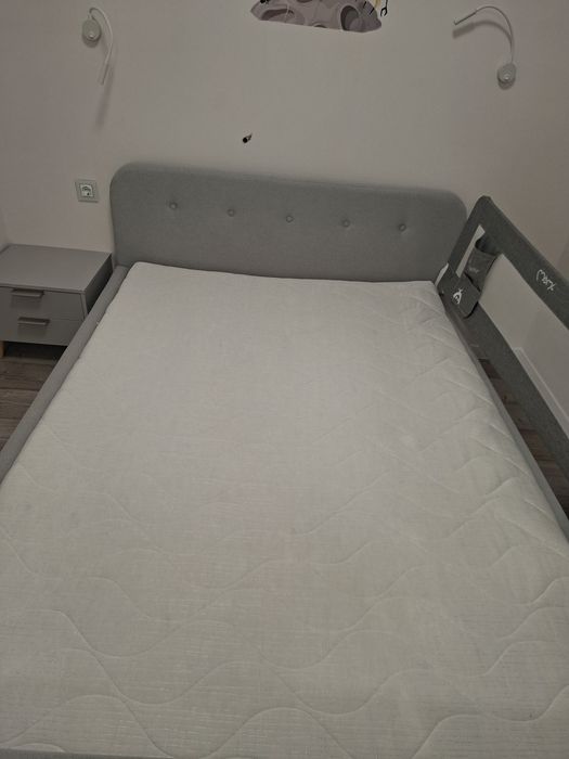 Ліжко 140×2 з матрацом